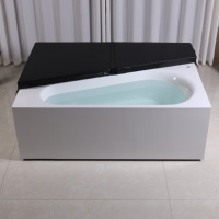 Baignoire en acrylique pour eau froide/chaude avec hydromassage, pod de récupération d'eau, baignoire à glace LED moderne, refroidisseur d'eau autonome