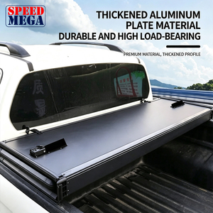 Hard Tri-Fold Tonneau Cover for Ford F-150 5.5ft Bed, Aluminum Tri Folding Waterproof Bed Cover, No Drill Anti-Theft - Product Image 1