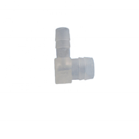 Connecteur d'eau de jardin coudé pagode en plastique rouge à 90 degrés pour tuyau d'eau réduisant le diamètre en PP
