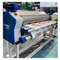 Laminateur à froid à rouleaux de 63 pouces avec assistance thermique et moteur électrique, pour bois et cartons