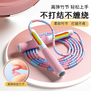 Cuerda para saltar LightMaster para niños, 2,8 m, color azul soñador, portátil, sin nudos, equipo de fitness para niños - Product Image 5