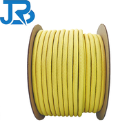 Yüksek Mukavemetli Örgülü Aramid Elyaf Halat 10mm 12mm 16mm Isıya Dayanıklı Aşınmaya Dirençli Kevlar Kaldırma ve Askı Kullanımı İçin