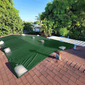 Thickened Waterproof PE Tarpaulin 6X6m Military Green Sunshade Rainproof Outdoor Cover for Garden Protection - Product Image 1