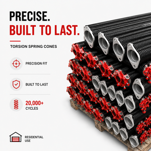 Garage <b>Door</b> <b>Spring</b> Residential Adjustable Garage <b>Door</b> Torsion <b>Springs</b> Heavy Duty Durable Cones Kit - Product Image 1