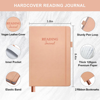 A5 cuir couverture rigide critiques de livres et lecture Tracker Journal lecture Journal livre Journal pour les amateurs de livres et les lecteurs