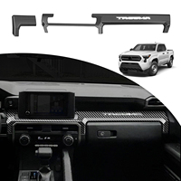 Accessoires décoratifs faciles à installer, garniture de bande de console centrale du tableau de bord intérieur, adaptée à la Toyota Tacoma 2024 2025