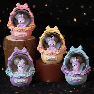 كرة جديدة لطيفة كرتونية ثلاثية الأبعاد كرة ثلج صغيرة مضيئة لحلي هدايا عيد الميلاد - Product Image 3