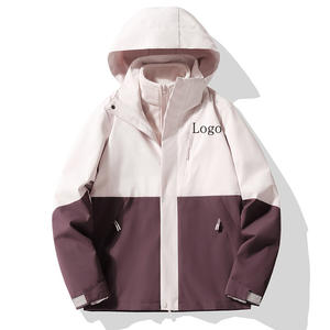 Chaqueta impermeable deportiva con logotipo personalizado para hombre, chaquetas cortavientos ligeras negras para hombre - Product Image 4