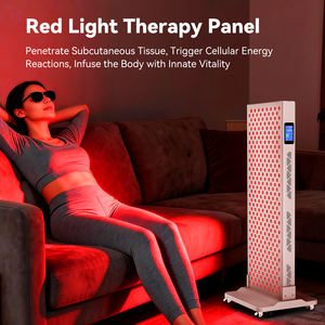Temporizador Profesional para Uso en <span class=keywords><strong>Spa</strong></span> de 10-30 Minutos, 660nm 850nm 360 °   Panel de Terapia de Luz Roja LED con Soporte Giratorio Horizontal Ajustable - Product Image 1