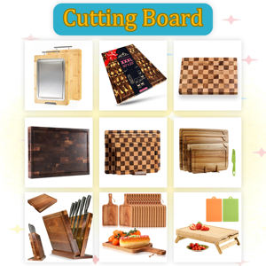 Maßgefertigtes Schneidebrett mit Saftrille Charcuterie Walnuss Holz Endgrain Schneidebrett für die Küche - Product Image 2