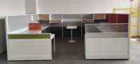 Table de bureau modulaire moderne insonorisée pour postes de travail, cloison de séparation pour personnel, marque LIWEI, garantie 3-5 ans