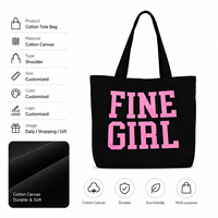 Sac fourre-tout en toile pour femmes, motif lettres, écologique, réutilisable, sac à bandoulière en coton pour le shopping, le travail, les voyages