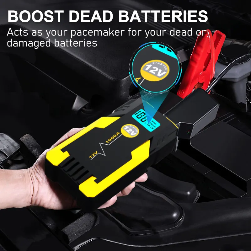 Batteria di accumulo di energia per auto sistema di centrale elettrica per auto batteria portatile di emergenza Li per auto 16800mAH