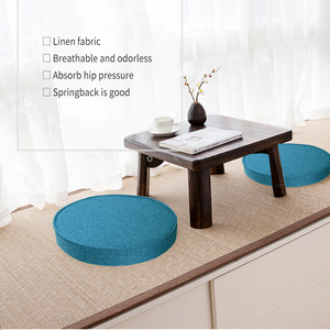 Cómodo personalizado decoración del hogar yogo piso al aire libre patio ronda de espuma de memoria Cojín de meditación - Product Image 5