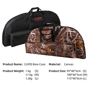 CUPID bắn cung mục tiêu dễ dàng mang theo đôi vai duy nhất có thể điều chỉnh dây đeo bagpack túi màu đen <span class=keywords><strong>Camo</strong></span> hợp chất cung trường hợp - Product Image 6