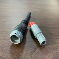 Connecteur médical en plastique série P, Prise mâle PAG, Prise femelle SKG, 2 3 4 5 6 7 8 9 10 14 broches, Étanche IP65