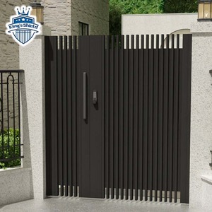 Cổng Nhà Chất Lượng Cao Cổng Lái Xe Bằng Nhôm Thiết Kế Đơn Giản Có Cổng Xoay Hình Ống Chạy Điện - Product Image 5