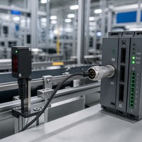Connecteur mâle 9 broches IP68 étanche, circulaire, métallique, à verrouillage, avec contacts plaqués or, série WS16 pour capteurs