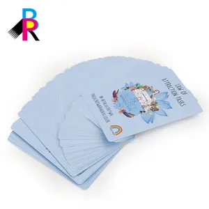 カスタムキッズフラッシュカード印刷52カードデッキ子供教育学習カードデッキ