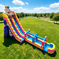Parc aquatique gonflable, manège, château gonflable, toboggan, piscine, extérieur, CE EN71, prix d'usine commercial