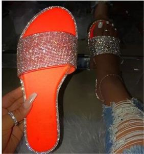 Sandalias de Playa con Pedrería para Mujer, Chanclas Casuales de Verano, con Cristales Brillantes, Venta al Por Mayor - Product Image 6