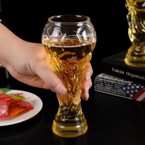 Vaso de Cerveza de Vidrio Creativo con Diseño de la Copa Mundial de Fútbol <span class=keywords><strong>Hercules</strong></span>, Vaso de Gran Capacidad con Caja de Color para Eventos Deportivos y Fiestas, Venta al Por Mayor - Product Image 4