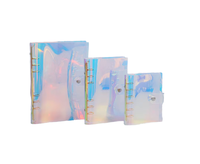 Organiseur de budget en PVC transparent A4-A7, reliure spirale thermique, couverture de livre transparente pour planificateur financier, organisateur de cadeaux