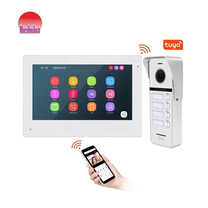 Vidéo Citofono Campanello 7''TFT LCD Cablato Sistema Di Videocitofono Per La <span class=keywords><strong>Casa</strong></span> Monitor Indoor 1080P Telecamera Per Esterni IR - Product Image 1