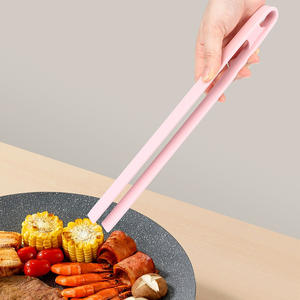 Pinces à aliments en <span class=keywords><strong>silicone</strong></span> pinces à <span class=keywords><strong>grille</strong></span>-<span class=keywords><strong>pain</strong></span> pinces à barbecue en <span class=keywords><strong>silicone</strong></span> avec long manche pour la cuisson au four - Product Image 5