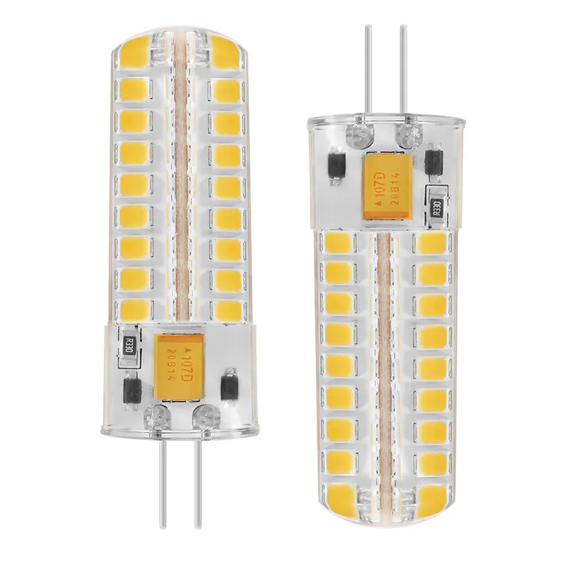 Nieuwe Duurzame Plug In Lamp Gy6.35 Led Maïs Licht 2835smd72 Lamp Kralen Laagspanning 7W Dimmen Siliconen Lamp 360 Graden Licht