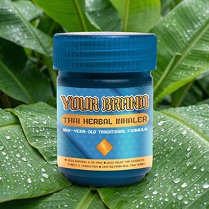 Inhalateur Nasal Thaïlandais aux Herbes Naturelles, Menthol, Camphre, Cannelle, Bien-être Herbal - Product Image 5