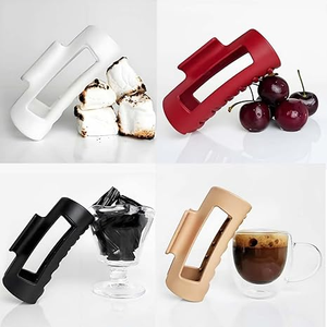 กิ๊บหนีบผมแฟชั่นแบบนุ่ม ยืดหยุ่น ขนาด 4.2 นิ้ว รุ่นคลาวด์ คลิปหนีบผมทรงสี่เหลี่ยมผืนผ้าแบบด้าน นุ่ม สบาย และน้ำหนักเบา - Product Image 4