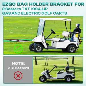 Supporto per Borsa Posteriore, Staffa di Fissaggio, Cinghia per Borsa, Assemblaggio Rack per Carrello da Golf EZGO Medalist & TXT DCS/PDS # 71851-G01 - Product Image 4