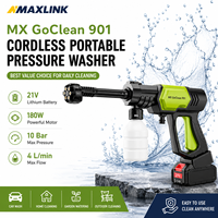 Compact <strong>Cordless</strong> <strong>Washer</strong> Gun 10 Bar Battery Powered <strong>Washer</strong> for Home Garden Watering Patio Rinse
