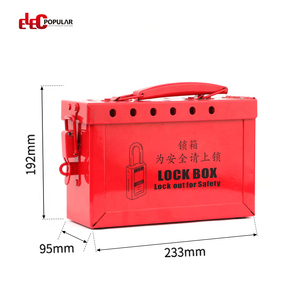 12 khóa móc kim loại cầm tay nhóm hộp khóa an toàn công nghiệp với khe lỗ khóa để đại tu công nghiệp thiết bị công nghiệp - Product Image 2