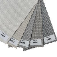 Tissu de stores enrouleurs pare-soleil en polyester-PVC avec facteur d'ouverture de 4 % pour hôtel et bureau