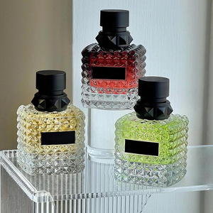 In Stock Hot Sale Luxury Transparent Glass Perfume <b>Bottle</b> Fine <b>Mist</b> Spray Portable High-end Cosmetic Spray <b>Bottles</b> - Product Image 1