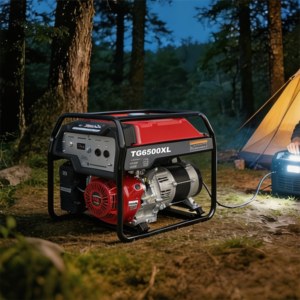 Generador de Gasolina Portátil GX390 de 4 Tiempos, Refrigerado por Aire, 5.0Kva 5kW, 220V para Uso Doméstico - Product Image 3