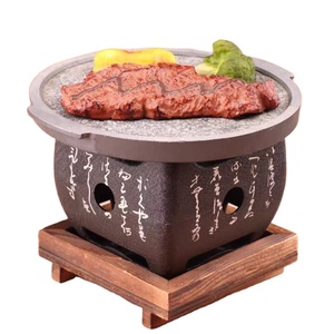 Pietra per Grigliare a Caldo da Tavolo, Set Fornello Hibachi Stile Giapponese-Coreano, Pietra da Cucina per BBQ - Product Image 1