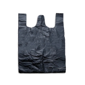 Bolsas de Camiseta de HDPE/LDPE al por Mayor de Fábrica, Impresión por Grabado, Opciones Personalizables, Sellado Térmico para Uso en Supermercados, Exposiciones y Promociones - Product Image 1