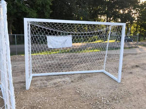 LYM-300A 5 ASide Porta <span class=keywords><strong>da</strong></span> Calcio/Futsal Autoportante 3mX2m con Telaio in Alluminio Bianco Resistente e Mobile Certificata EN749 - Product Image 2