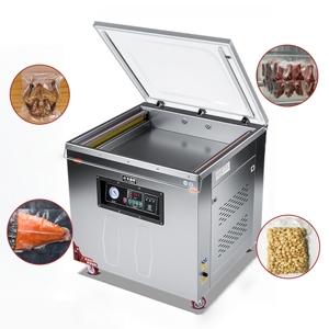 Single Chamber Fruit Meat Vacuum Sealer Fully Automatic Vacuum Sealing Machine Pouch Film Liquid-Rich Wet Foods Copper Core Pump - Product Image 1