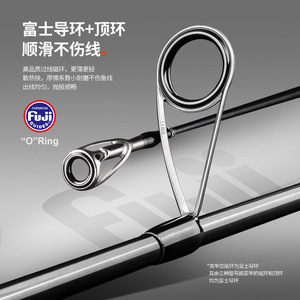 Canne à pêche Chilent Luknit en fibre de carbone, action moyenne rapide, guides Fuji, pêche en eau douce - Product Image 2