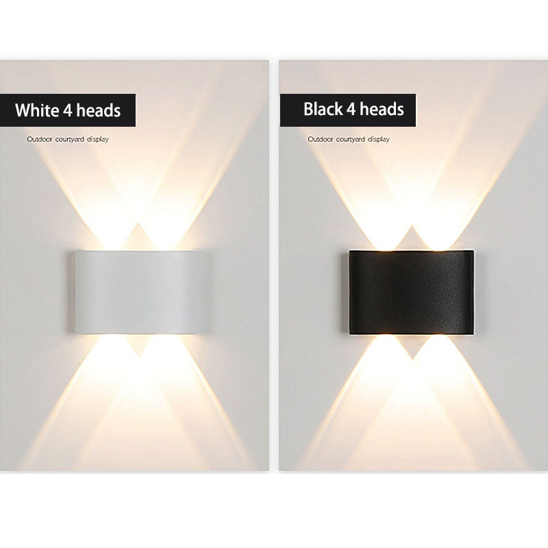 Blanc 4 têtes-Lumière chaude