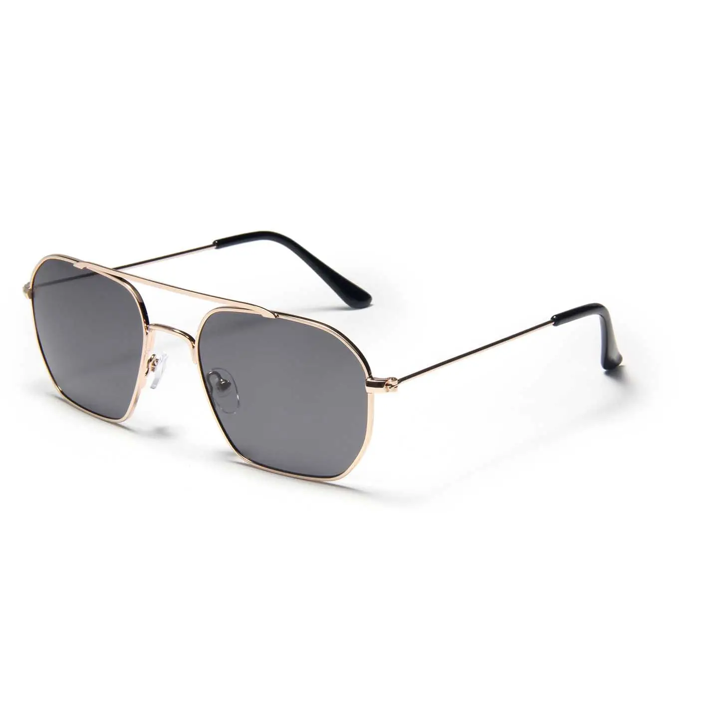 Óculos de sol elegantes com logotipo personalizado EUGENIA 2024, óculos de sol unissex polarizados com armação de metal UV400