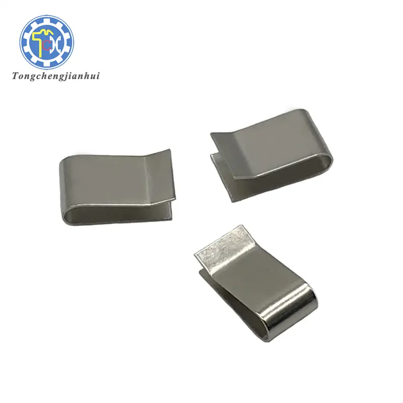 ISO9001 인증 사용자 정의 만든 핫 세일 다른 유형 시트 금속 스테인레스 스틸 스프링 호스 클립