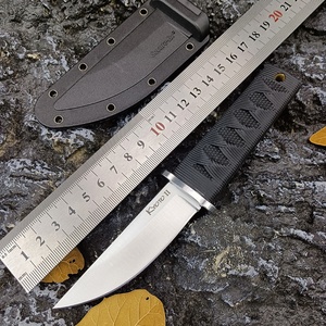 Couteau de sauvetage extérieur Kyoto II avec lame en acier inoxydable 440 et manche fixe antidérapant en ABS pour le camping et la chasse - Product Image 6