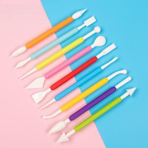 Juego <span class=keywords><strong>de</strong></span> 9 Herramientas <span class=keywords><strong>de</strong></span> Plástico <span class=keywords><strong>de</strong></span> Doble Punta para Decoración <span class=keywords><strong>de</strong></span> Pasteles, Fondant, Modelado, Escultura, Arcilla, Repostería y Accesorios para Alimentos - Product Image 4