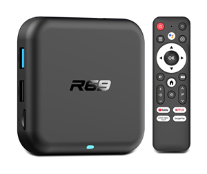 R69 rk3518 Chipset Android tv box với 100M Ethernet USB3.0 Wifi 6 4K UHD HDR10 <span class=keywords><strong>Quad</strong></span> <span class=keywords><strong>Core</strong></span> 14 Android 100M Ethernet TV Box - Product Image 2