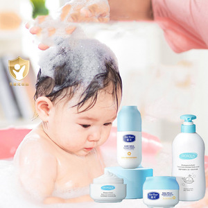 Set de Gel de Ducha y Crema Hidratante <span class=keywords><strong>para</strong></span> Bebés, Suave <span class=keywords><strong>para</strong></span> la Limpieza Corporal, Hidratación Sin Irritación - Product Image 1